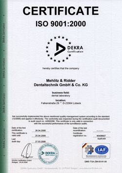 document of certification